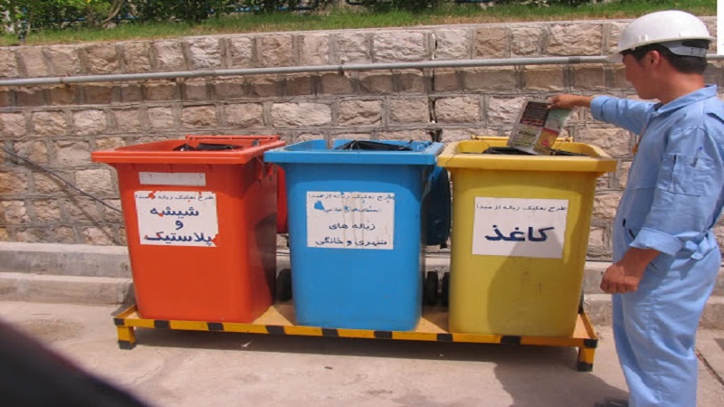 طرح تفکیک زباله از مبدا در مدارس شیروان اجرا می شود